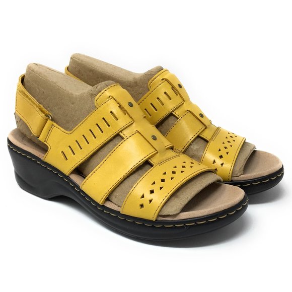 Clarks Shoes - Clarks Collection Sandals Lexi Qwin Yellow 9 M